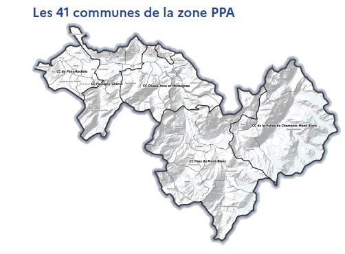 41 communes du PPA